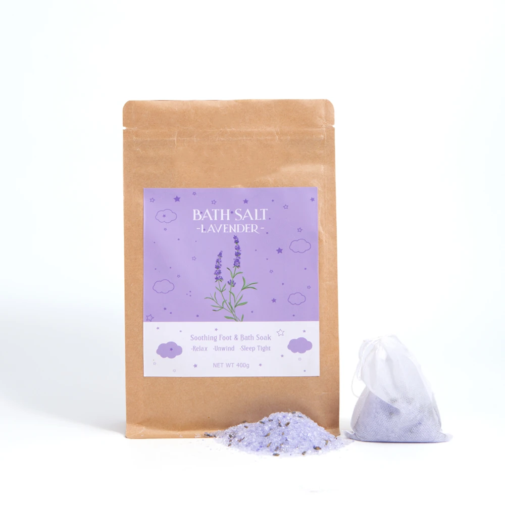 Lavender Bath Salt Tea Bag