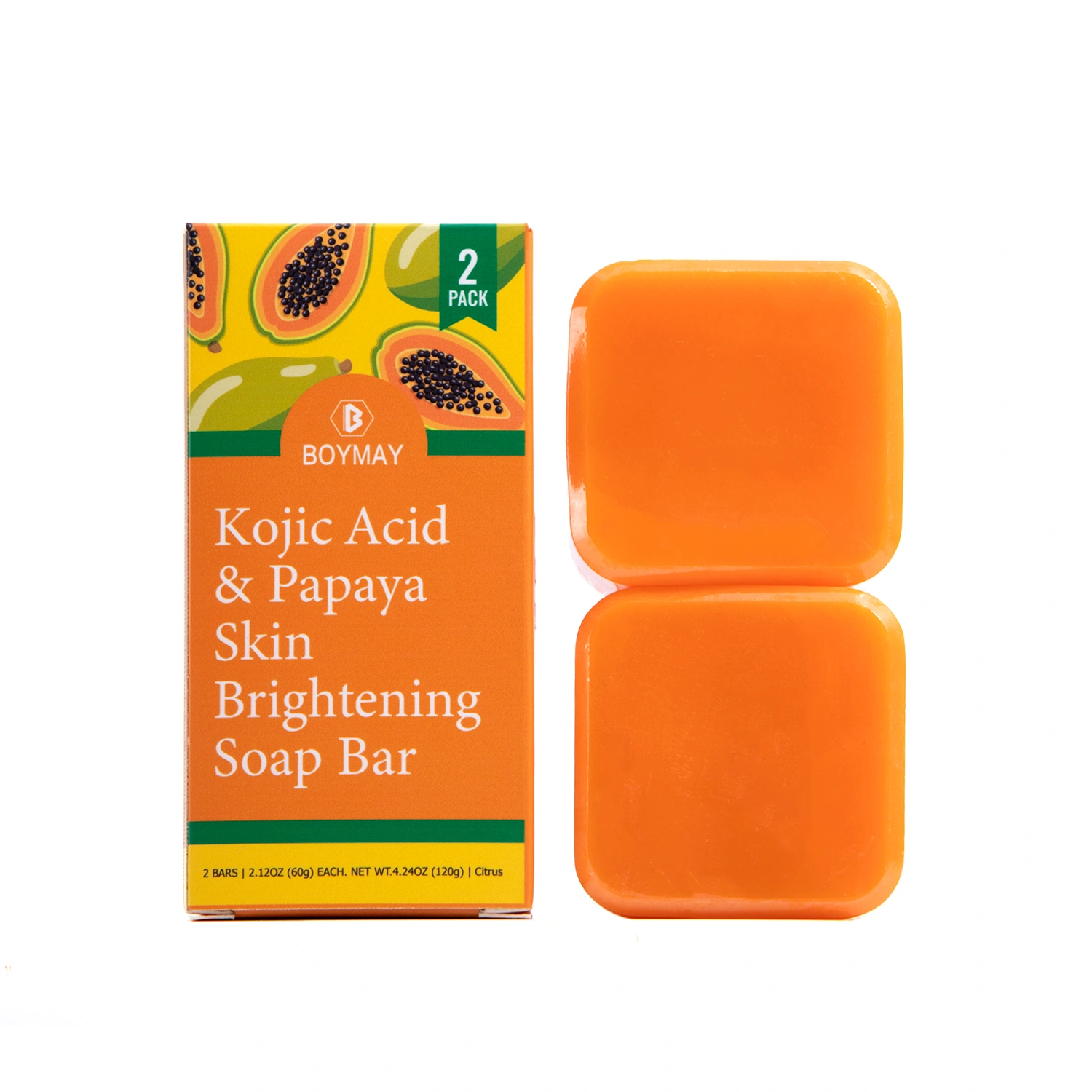 Papaya Kojic Acid Soap Bar